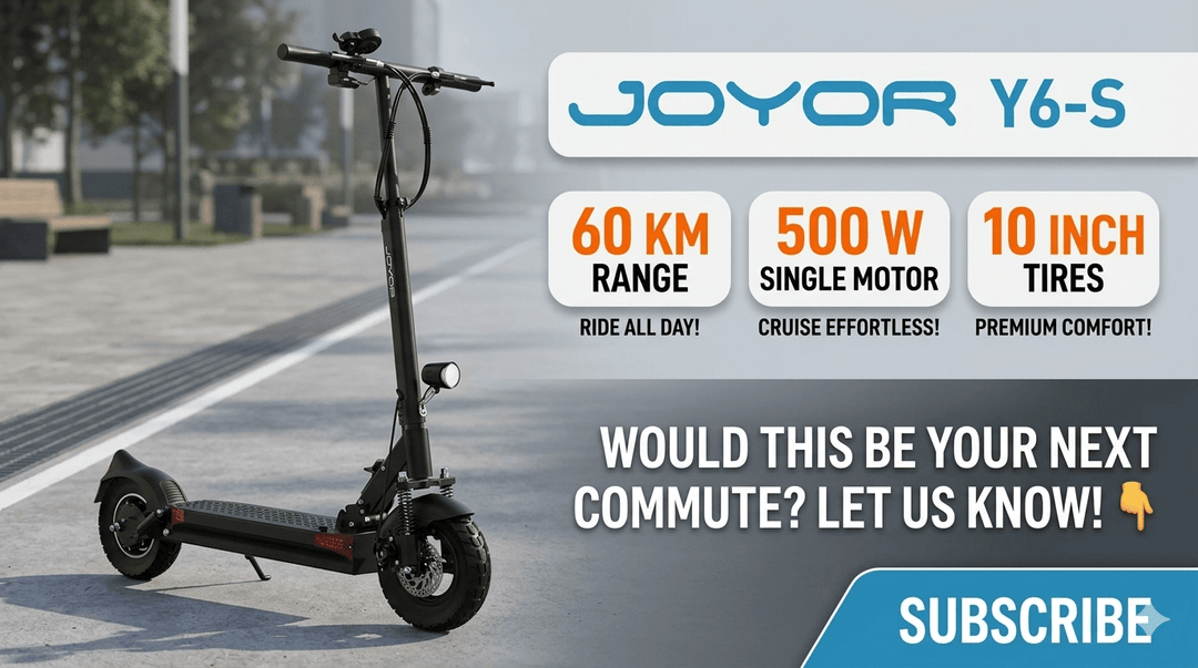 Joyor Y6-S In-Depth Review: The Authoritative 48V 18Ah Long-Range Commuter Guide