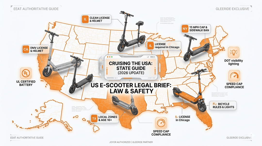 US E-Scooter Laws 2026: A State-by-State Guide